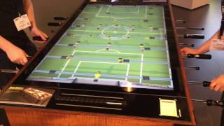 INTERACTIVE DIGITAL TABLE FOOTBALL on the stand of LANG AG [upl. by Sufur]