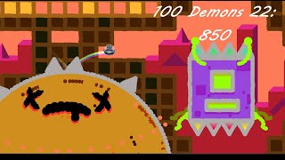 Beating 100 demons  22 850 [upl. by Notserc]