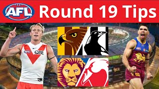 AFL round 19 tips  predictions [upl. by Moishe]