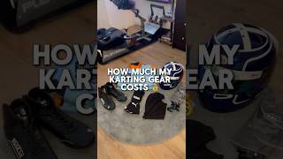 How much my Karting gear costs gokartracing f1 gokart gokarts karting howto kartlife gopro [upl. by Funda726]