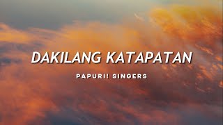 Papuri Singers  Dakilang Katapatan Official Lyric Video [upl. by Carmelo]