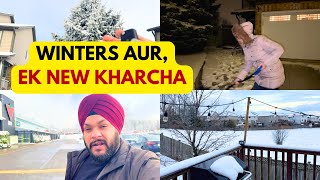 NEW EXPENSE DUE TO WINTERS IN CANADA  ISKE BINA KAAM NAHI CHLEGA  DAILY VLOGS GURSAHIB JASMINE [upl. by Erdei64]