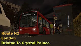 Omsi 2 London  N2 Brixton To Crystal Palace C200 [upl. by Nyrret]