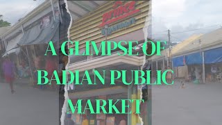 A Glimpse Of Badian Cebu Public Market  Prince HyperMart [upl. by Adniroc]