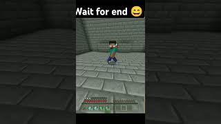 Herobrine save a 😺 minecraft gaming ytshots virqlshorts [upl. by Eninotna]