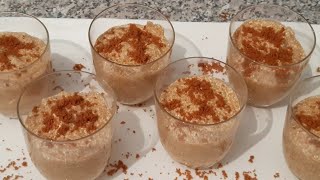 Dessert facile et rapide verrine mousseux au spéculoos [upl. by Sarazen]