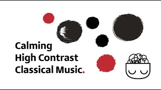 Baby Sensory  High contrast Mozart classical music fun Brain Development stop crying  black white [upl. by Traver386]