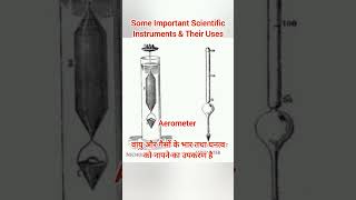 Scientific Instruments amp Their Uses GK OnlineEducation RRB general knowledge [upl. by Micro]