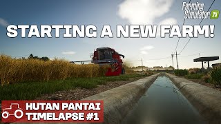 STARTING A NEW FARM Hutan Pantai FS25 Timelapse Farming Simulator 25 Ep 1 [upl. by Savell185]