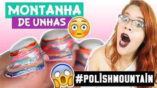 FUI PASSAR 100 CAMADAS DE ESMALTE E OLHA NO QUE DEU POLISHMOUNTAIN  Juuh Benício [upl. by Stein]