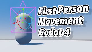 Tutorial First Person Movement In Godot 4 [upl. by Eckmann786]