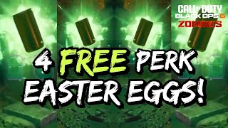 NEW Info All 4 FREE PERK EASTER EGGS In Citadelle Des Morts Black Ops 6 Zombies [upl. by Pavla849]