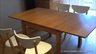 IKEA BJURSTA Extendable Dining Table Design [upl. by Ellehciram]