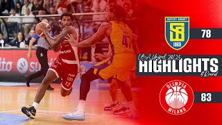 Scafati  Olimpia Milano Highlights [upl. by Yanahs]