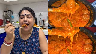 CHICKEN CHEESE KOFTA CURRY RECIPE  MaddyMummy [upl. by Radferd]