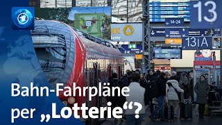 Medienbericht Große Probleme mit Fahrplänen der Deutschen Bahn [upl. by Adnic]