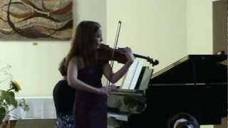 Julie Bertollet  Wieniawski Violin Concerto n°2 part 2 [upl. by Lleda108]