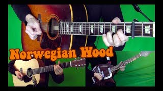 Norwegian Wood  12 string guitar solo [upl. by Pittman]