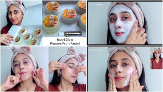 NutriGlow Papaya Facial kit Review  Tan Removal Facial kit under rs 250 [upl. by James]