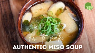 Authentic Japanese Miso Soup Recipe [upl. by Jeffries]