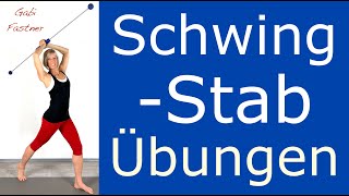 🖊️32 min Schwingstab Übungen  Tiefenmuskel  Training Stabilisation und Form [upl. by Retnuh]