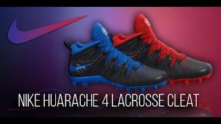 Nike Huarache 4 Lacrosse Cleat  Laxcom Product Video [upl. by Carder290]