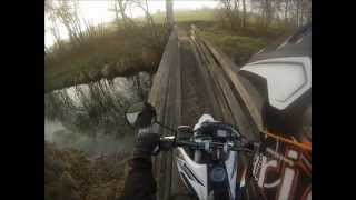 Yamaha Wr 125 x and Dirt Bike Action GoPro Hero 3 HD [upl. by Tierza]