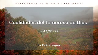 Iglesia Central  Cualidades del Temeroso de Dios Ps Pablo Lopez [upl. by Ynnaj251]