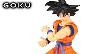 SH Figuarts GOKU Saiyan Raised on Earth Dragon Ball Z Action Figure Review [upl. by Ymerej]