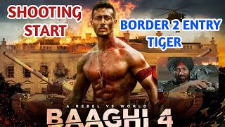 Tiger Shroff new movie shooting start  Tiger Shroff entry border 2  Sunny Deol  Tiger Shroff [upl. by Mcclary744]