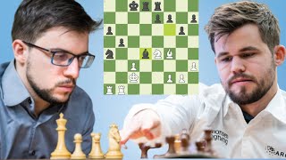 Magnus carlsen vs MVL Wonderful chess game [upl. by Nitsu]