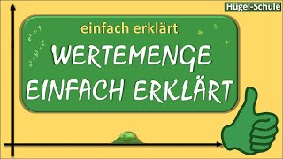 Wertemenge bestimmen  graphisch bestimmen  Wertebereich bestimmen  einfach erklärt ↗️ [upl. by Weider993]