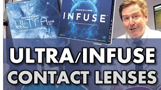 ULTRA INFUSE ONE DAY CONTACT LENS Review Bausch amp Lomb new daily disposable contact lens [upl. by Atiran]