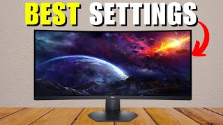 Dell S3422DWG Best Setting [upl. by Sudaorb217]