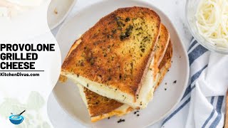 BEST ITALIAN Provolone Grilled Cheese [upl. by Erodroeht]