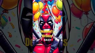 Deadpools Birthday Party 💪💪 deadpool avengers marvel shorts brawlstars spiderman [upl. by Anurag157]