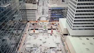 Place Ville Marie Plaza demolition [upl. by Ranip]