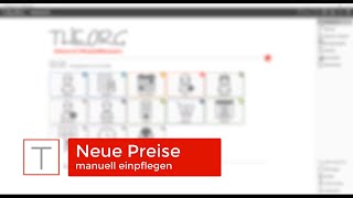 Neue Preise manuell einpflegen [upl. by Ioab353]