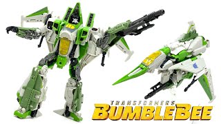 Transformers Studio Series Voyager Class THRUST Bumblebee Movie Review [upl. by Annabell]