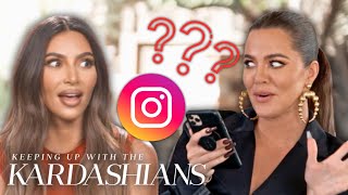 Kim amp Khloé Kardashian Are SHOCKED To Find Out Who Manages North Wests IG Fan Page  KUWTK  E [upl. by Ninon]