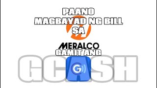 How to pay overdue meralco bill using Gcash Tagalog iOS [upl. by Weber959]