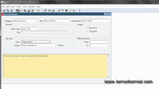 Document Catalog Oracle Applications Training [upl. by Ilowell]