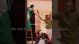 Me and my sibling during saaf safai tmkoc funny comedy relatable shorts viralvideo kids [upl. by Einama]