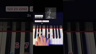 „DERINLERDE“  Easy Tutorial Solo Piano  Melody amp Chords pianotutorial learnpiano easypiano [upl. by Anaiviv]