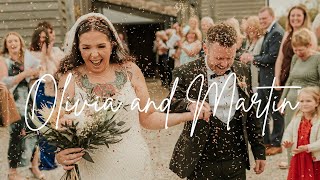 Stretton Manor Barn Wedding Photography  Olivia and Martin [upl. by Ignaz910]