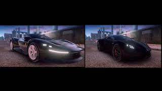 Asphalt 9  Arrinera Hussarya 33 VS Ferrari Daytona SP3 Maxed Comparison [upl. by Annie]