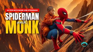 Action Unfolds 🕷️ Spiderman amp Monk Reveal Secrets in Epic City Chase 🏙️💨 spiderman [upl. by Yblehs]