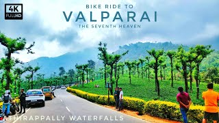 Bike ride to Valparai  The 7th Heaven 😍 Athirappilly Waterfalls 🌊 [upl. by Akiem229]