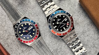 BATTLE OF THE Qs Timex Q Reissue VS the Timex Q GMT  REVIEW [upl. by Eniliuqcaj]