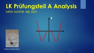 LK Prüfungsteil A Mathe Abi NRW 2021 Analysis [upl. by Nevad]